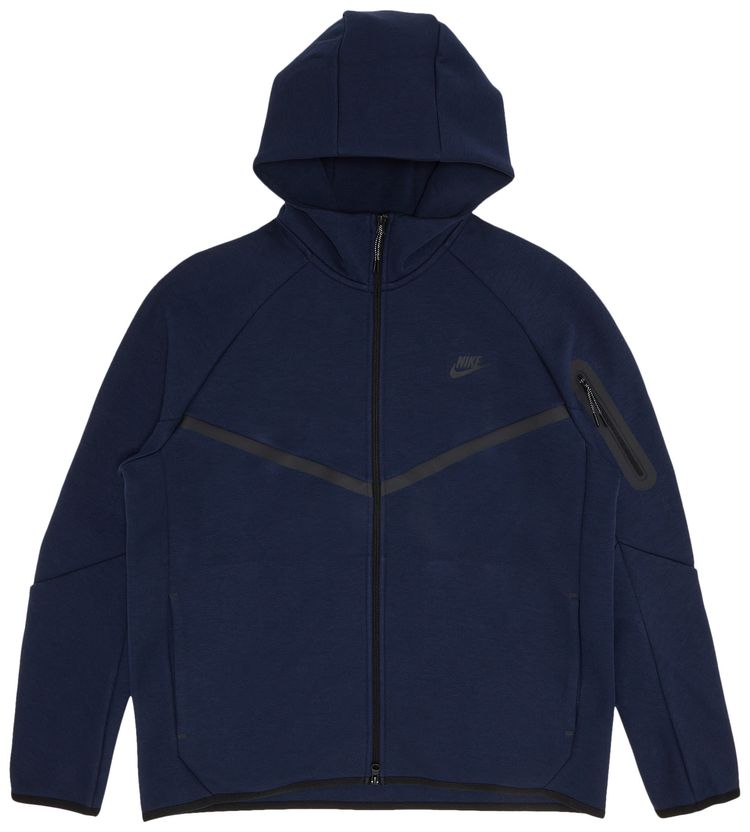 Nike Tech Fleece Full Zip Windrunner Hoodie ObsidianBlack
