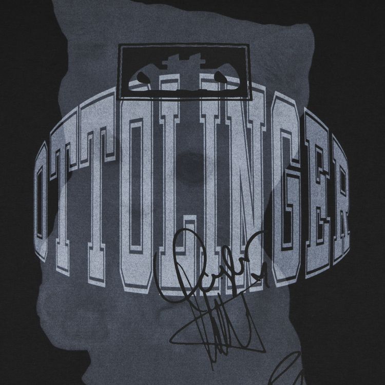 Ottolinger Deconstructed Oversized T Shirt Black