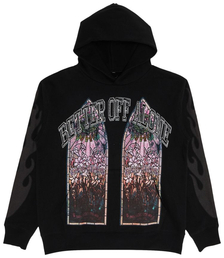 Who Decides War x A Boogie Wit Da Hoodie Better Off Alone Hoodie Black