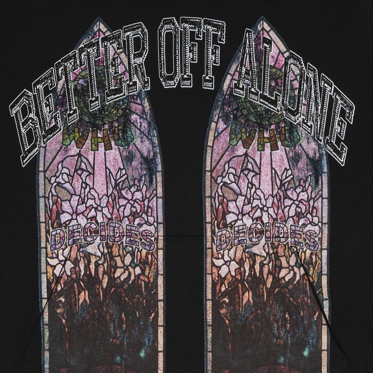 Who Decides War x A Boogie Wit Da Hoodie Better Off Alone Hoodie Black