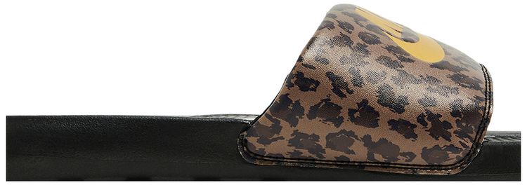 Nike Wmns Victori One Printed Slide Leopard   Archaeo Brown
