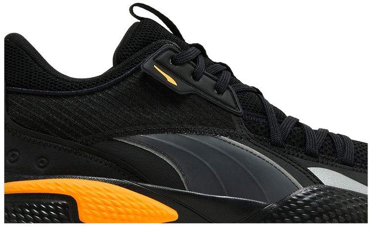 Puma Court Rider Pop   Black Vibrant Orange