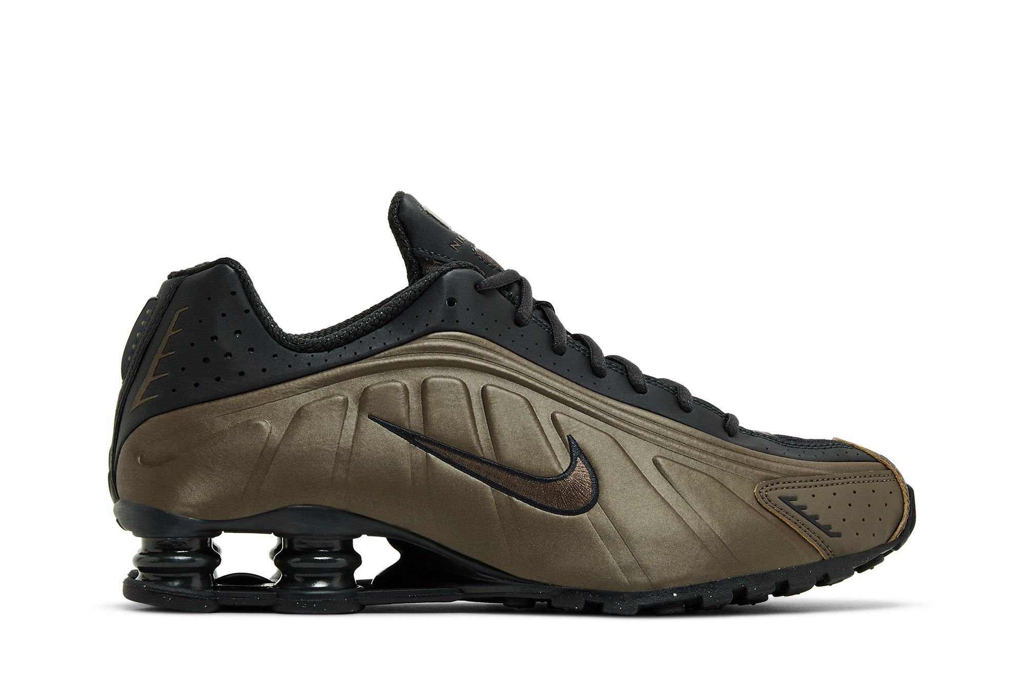 W Shox R4 \"Sail/Off Noir“ レディース24.5cm Nike Shox R4 Women's Shoes Trainers in Sail/Black/Fauna