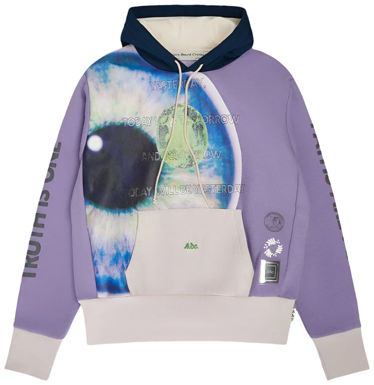Advisory Board Crystals Birthstone Hooded Sweatshirt 08 PurpleBlackBlue
