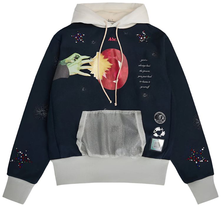 Advisory Board Crystals Birthstone Hooded Sweatshirt 07 NavyWhiteGrey