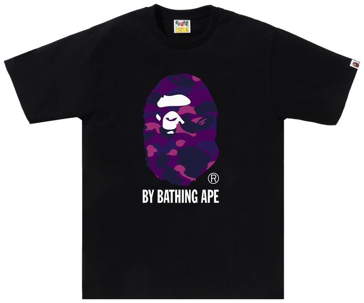 BAPE Color Camo By Bathing Ape Tee BlackPurple