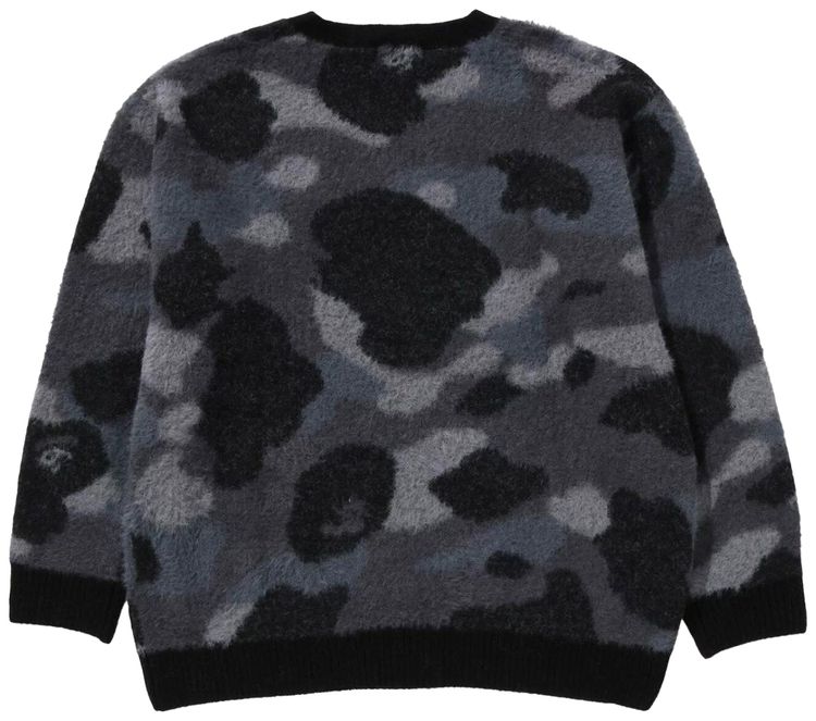 BAPE Color Camo Cardigan Black