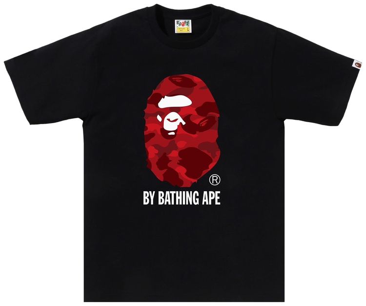 BAPE Color Camo By Bathing Ape Tee BlackRed