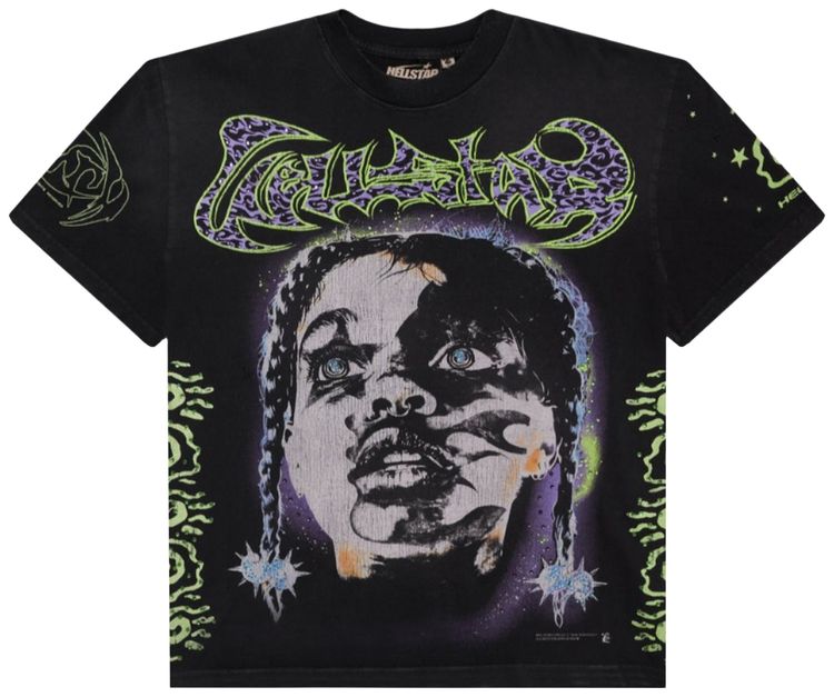 Hellstar Amen T Shirt Black