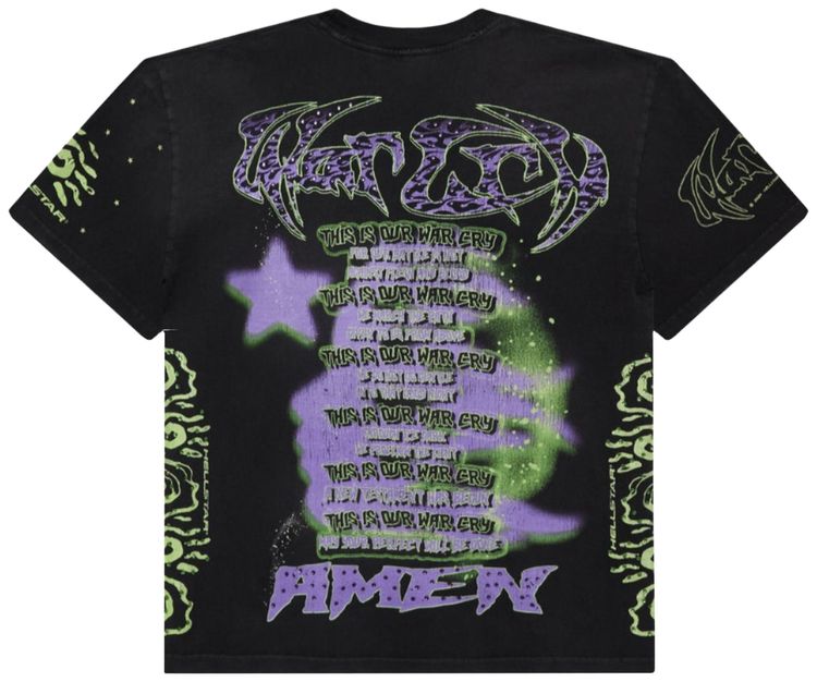 Hellstar Amen T Shirt Black