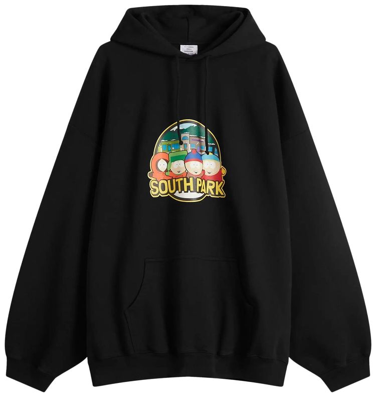 Vetements Southpark Oversized Hoodie Black