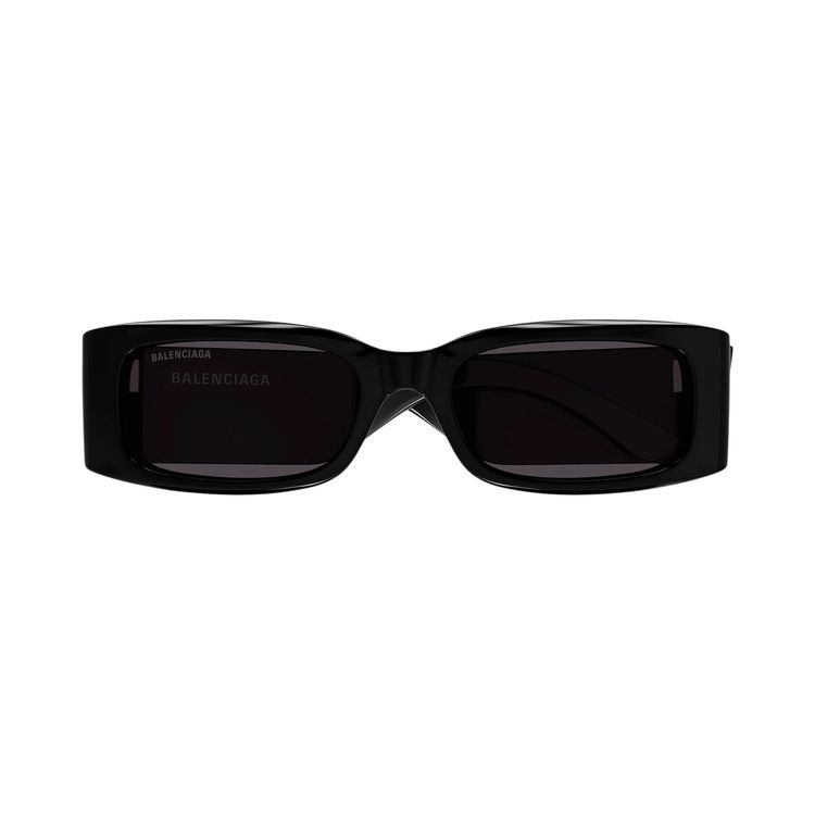 Balenciaga Rectangular Sunglasses Black