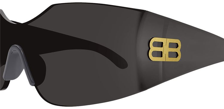 Balenciaga Hourglass Mask Sunglasses Black