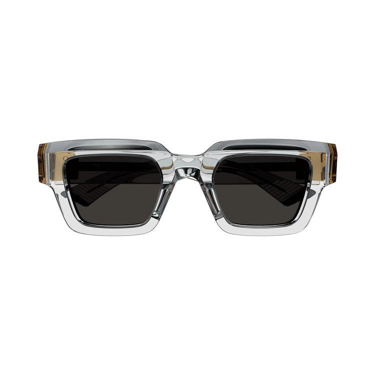 Bottega Veneta Tri Fold Square Sunglasses White