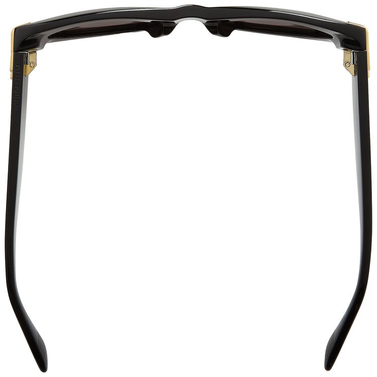 Bottega Veneta Mitre Oval Sunglasses BlackGrey