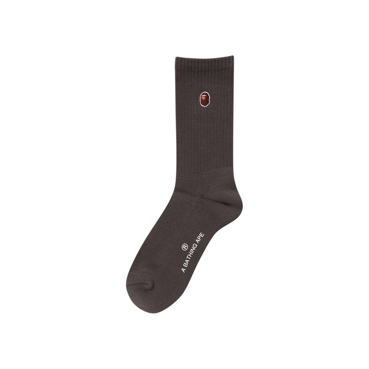 BAPE One Point Socks GreyCharcoal