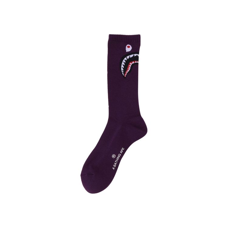 BAPE Shark Socks Purple