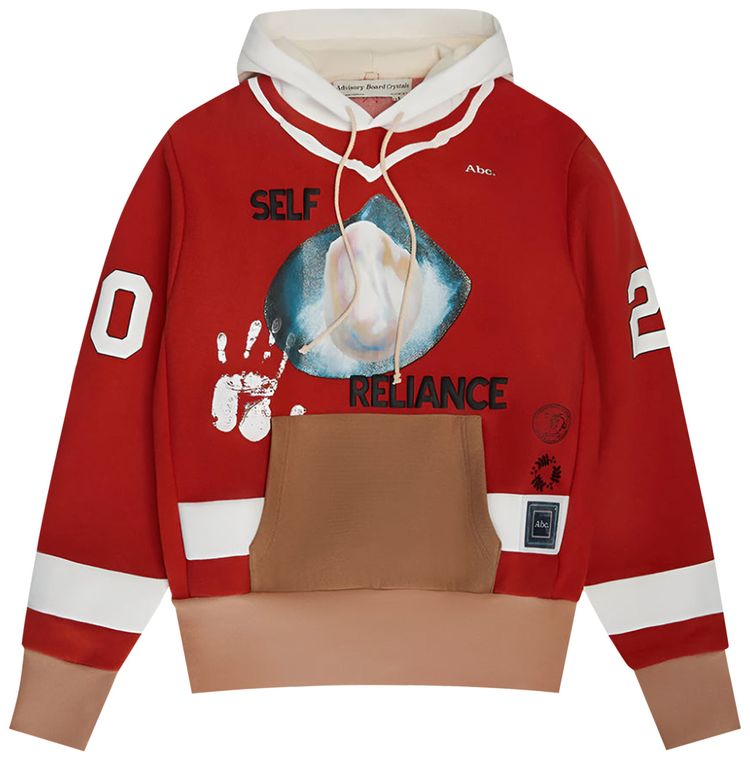 Advisory Board Crystals Birthstone Hooded Sweatshirt 06 RedBrown