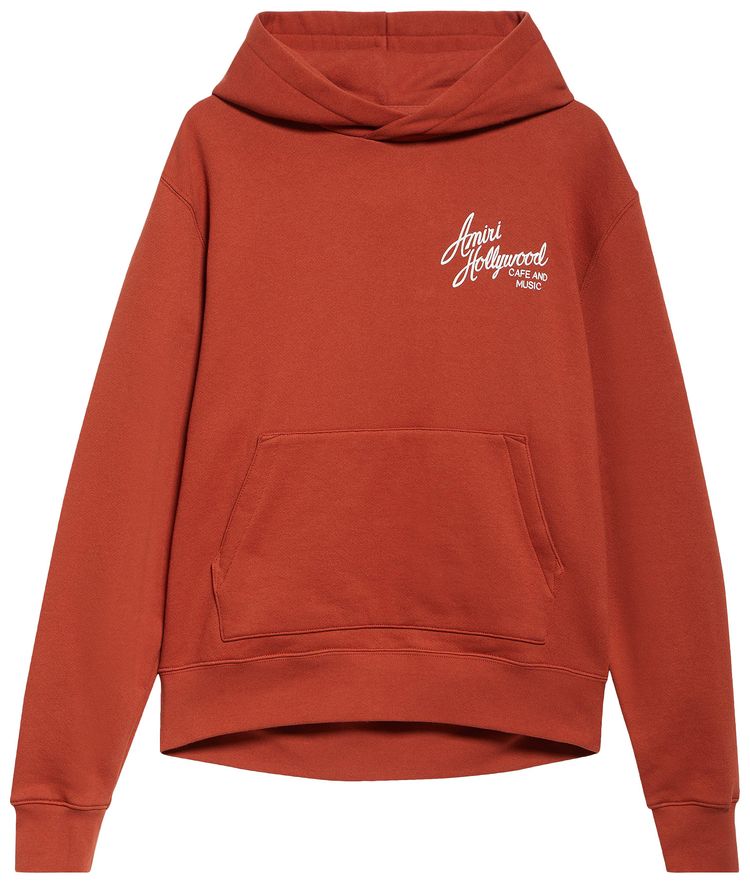 Amiri Hollywood Hoodie Burnt Orange