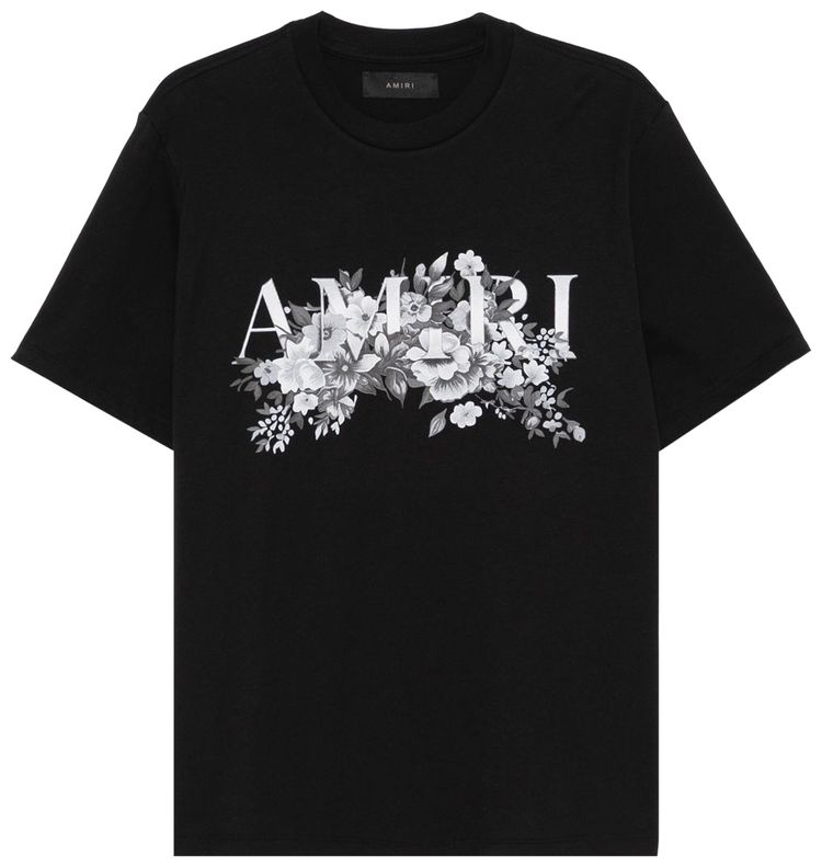 Amiri Garden Tee Black