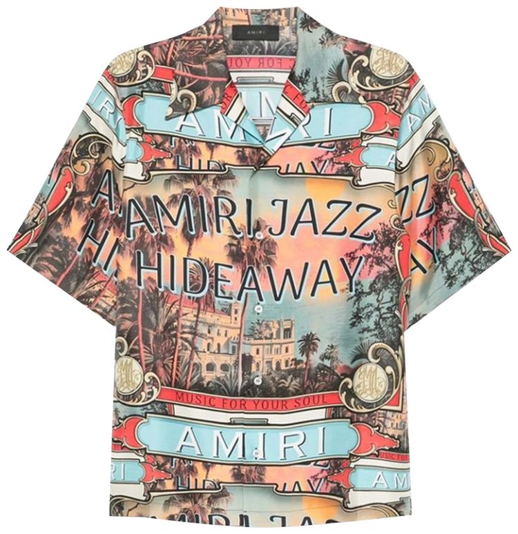 Amiri Jazz Hideaway Camp Shirt Multicolor