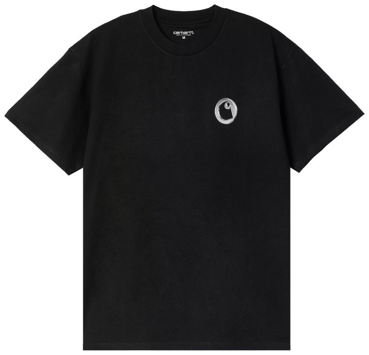 Carhartt WIP Short Sleeve Linked Charms T Shirt BlackSilver