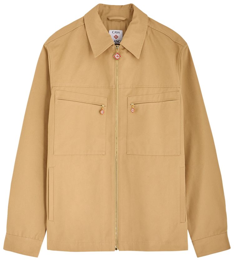 Casablanca Chicano Zip Jacket Beige