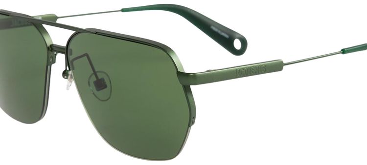Jacquemus Aviator Sunglasses Green