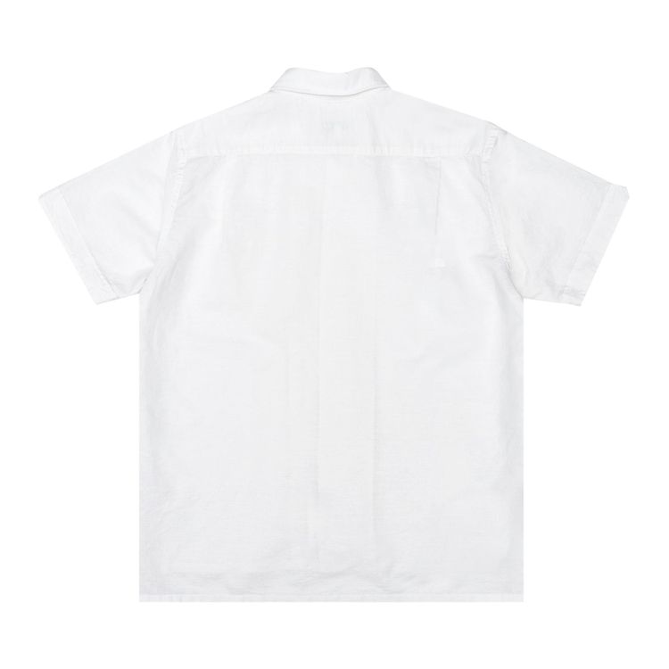 Engineered Garments Camp Shirt White Handkerchief Linen