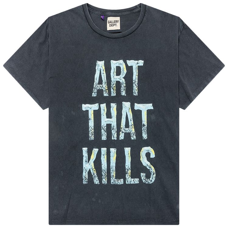 Gallery Dept Broken Art That Kills Tee Vintage Black