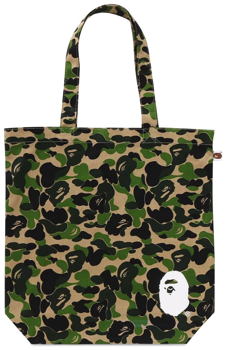 BAPE ABC Camo Tote Bag Green