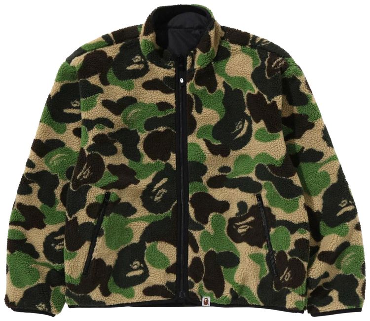 BAPE ABC Camo Boa Reversible Jacket Green