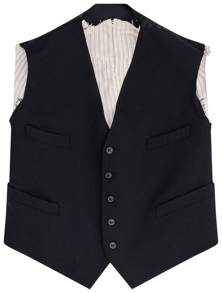 Maison Margiela Wool Vest Black