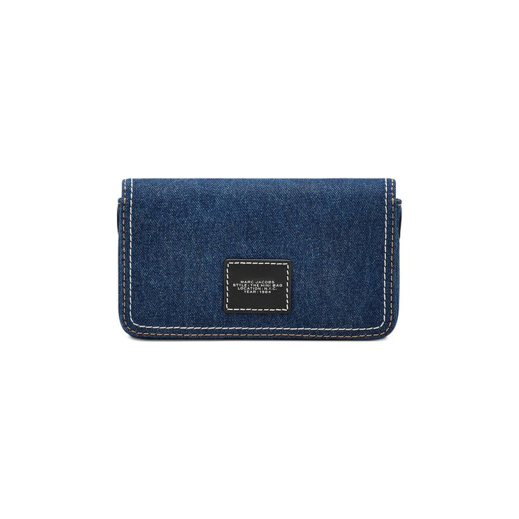 Marc Jacobs Mini Denim Chain Items SLG Bag Dark Wash