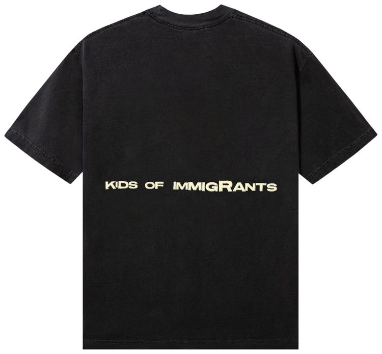 Kids of Immigrants Immigrants Tee Vintage Black