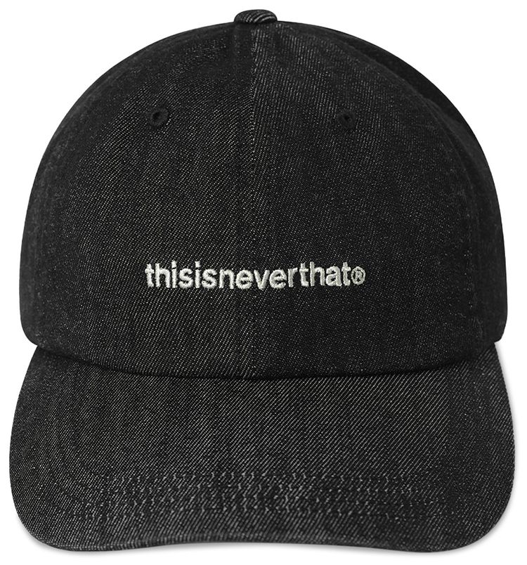 thisisneverthat Denim T Logo Cap Black