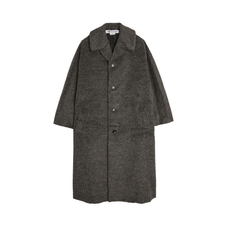 Comme des Garcons Shaggy Coat Charcoal Grey