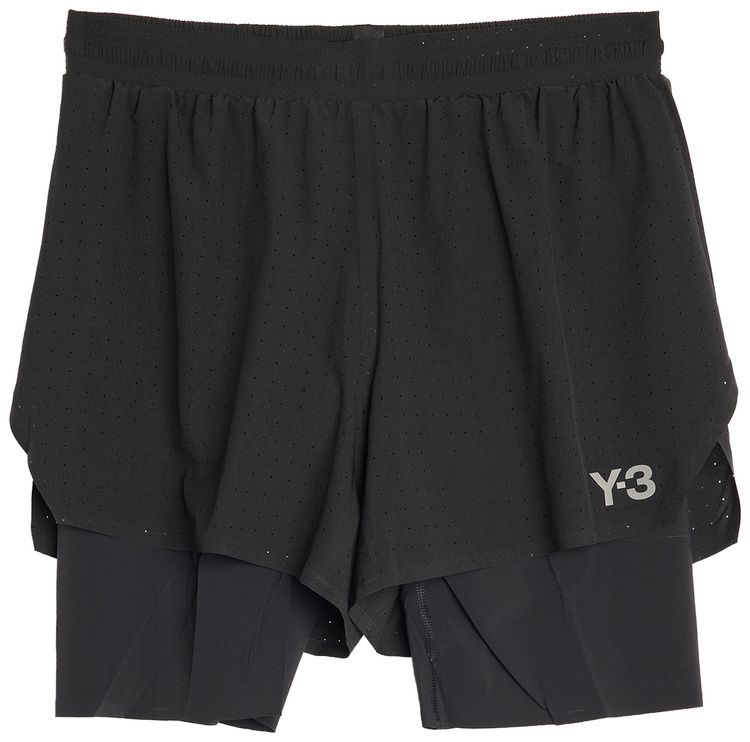 Y 3 Run Shorts Black