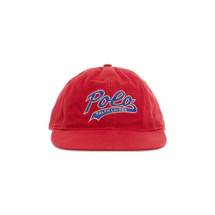 Buy Polo Ralph Lauren Vintage Polo Script Baseball Cap 'Red ...