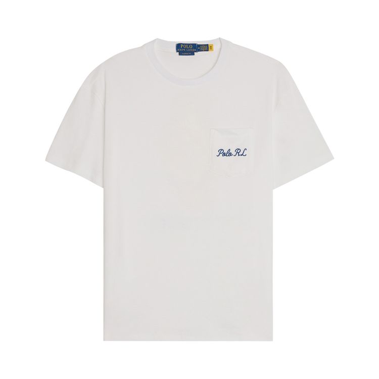 Polo Ralph Lauren Heritage Icon Bear Jersey Knit Crewneck With Double Tipping White