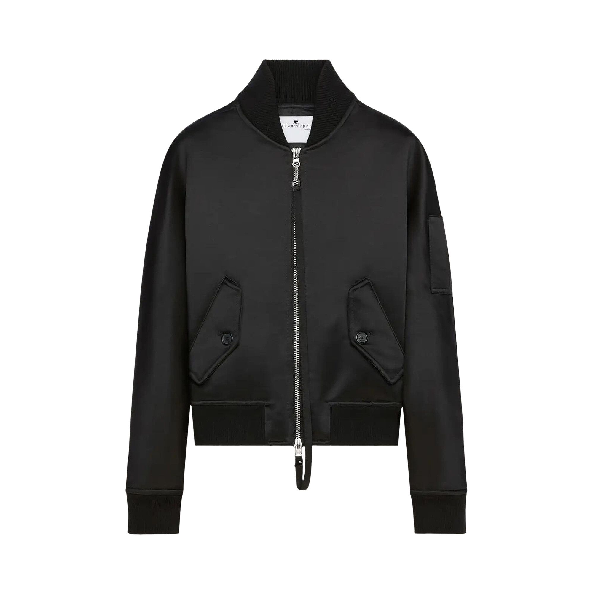 アウターその他 COURREGES Scuba bomber jacket Black CROPPED SCUBA BOMBER JACKET - courrèges