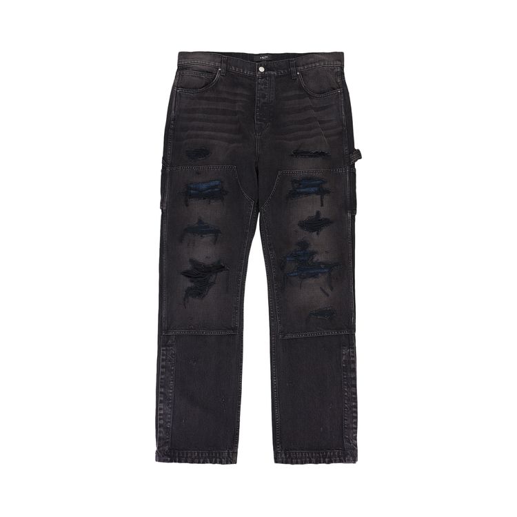 Amiri Denim Carpenter Jeans Aged Black