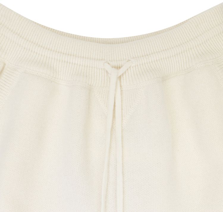 Miu Miu Logo Shorts White
