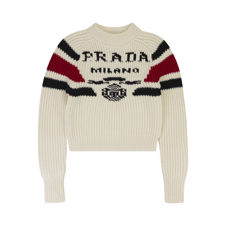 Prada Cashmere Sweater White