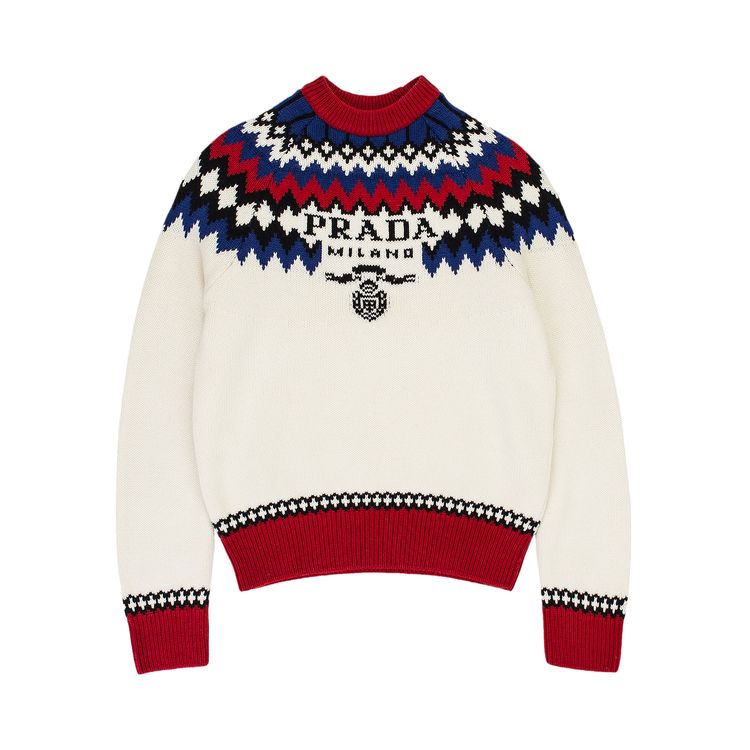 Prada Cashmere Sweater White