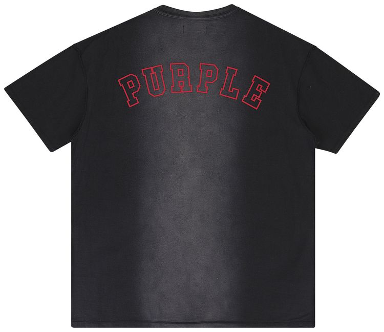 PURPLE BRAND Inside Out Tee Black
