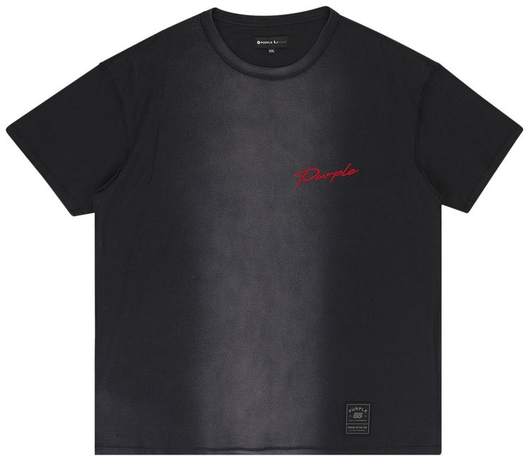 PURPLE BRAND Inside Out Tee Black