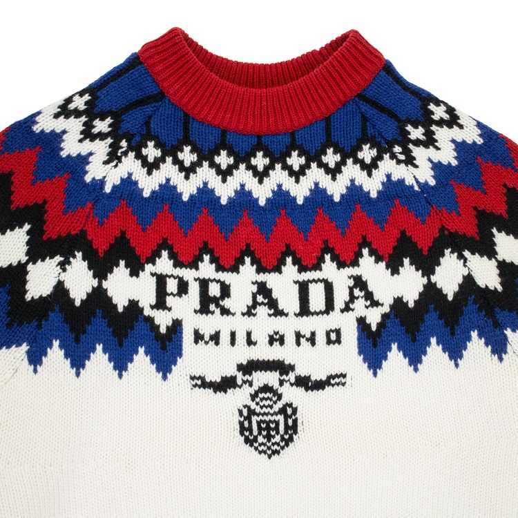 Prada Cashmere Sweater White