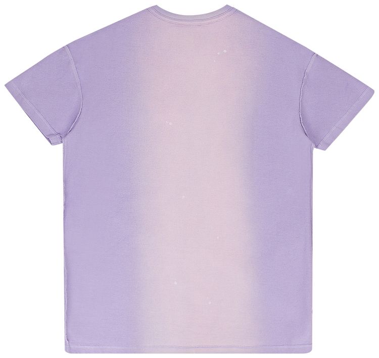PURPLE BRAND Textured Jersey Inside Out Tee Lavender