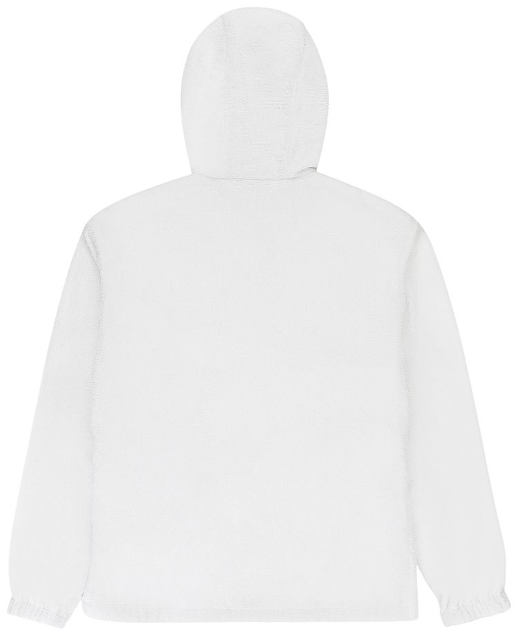 Prada Terrycloth Hoodie Jacket White